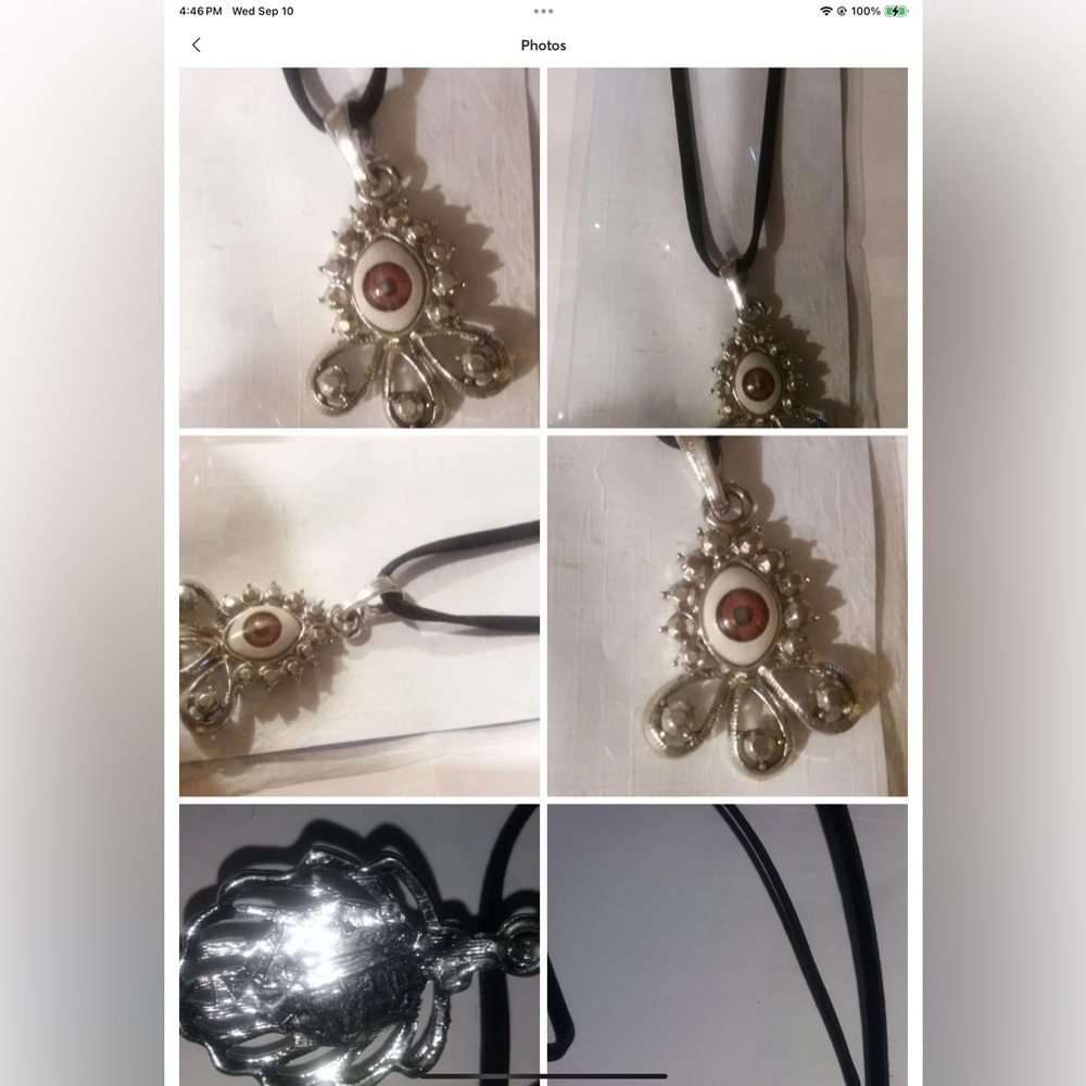 Greek Evil Eye Suede Necklace lt501-11br

Evil Eye new vintage from Greece 🇬🇷
